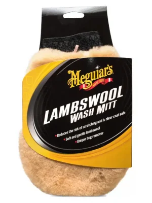 Časově Omezené Meguiar's Lambswool Wash Mitt - mycí rukavice z pravé jehněčí vlny