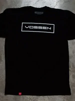 Rychlé Dodání Vossen pánské triko Outline černé, velikost M