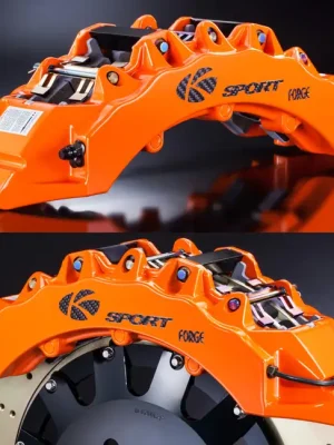 Hit Sezóny Přední brzdový kit K-Sport pro Nissan Silvia S13 (rozteč kol 4x114,3mm), r.v. od 89 do 94, 12pístkové brzdiče, velikost kotoučů: plovoucí 444X36 mm