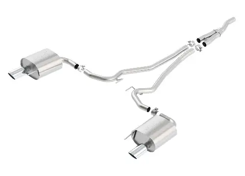 Borla Cat-Back výfukový systém "ATAK" pro Ford Mustang 2,3l EcoBoost RWD 2-dvéř. mimo Convertible, r.v. od 2015-2020 Značkový
