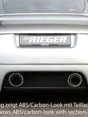 Bezpečná Platba Rieger zadní nárazník pro Audi TT 8N kupé, roadster, plast ABS s povrchovou úpravou Carbon-Look