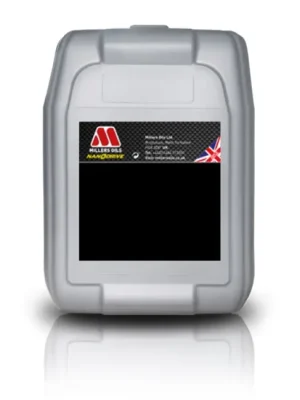 Časově Omezené Závodní plně syntetický motorový olej Millers Oils NANODRIVE - CFS 0W-20 NT+ 20l