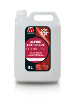 Millers Oils Antifreeze Extend - Red 5l - nemrznoucí kapalina s prodlouženou životností s antikorozními účinky Dokud Zásoby Vydrží