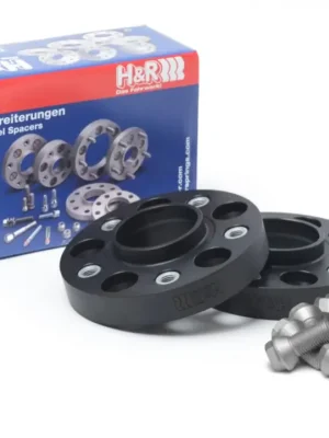 Akce H&R 2 kusy rozšiřovacích podložek typ DRA45 o šířce 22,5 mm pro BMW řada 4 F32 3C, barva černá