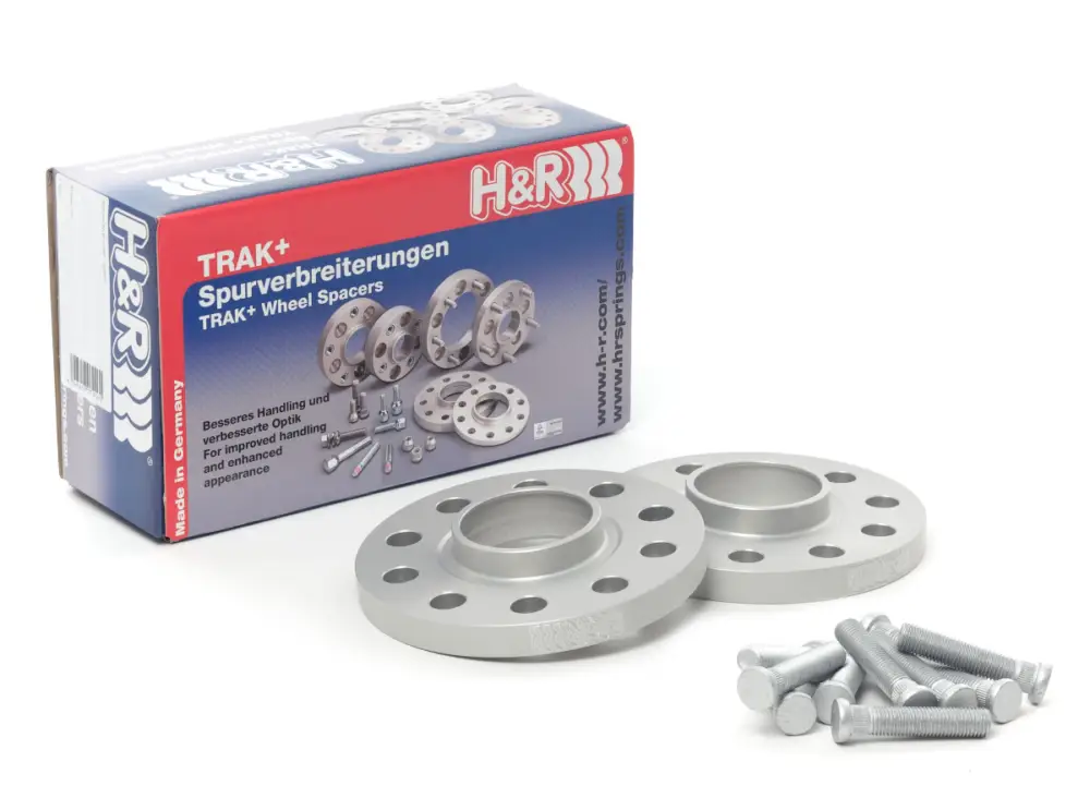 Akce H&R 2 kusy rozšiřovacích podložek typ DRS o šířce 15 mm mm pro Daihatsu Charade G, barva stříbrná