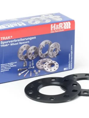 Značkový H&R 2 kusy rozšiřovacích podložek typ DR6 o šířce 3 mm pro Volkswagen Golf VIII CD, barva černá