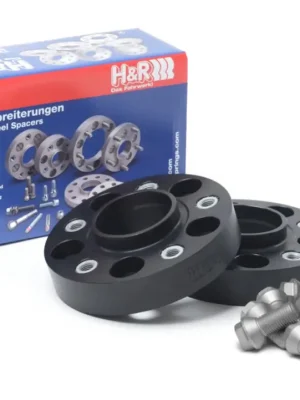 Akce H&R 2 kusy rozšiřovacích podložek typ DRA90 o šířce 45 mm pro Audi A5 B8 (B9), barva černá