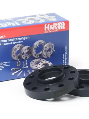 Akce H&R 2 kusy rozšiřovacích podložek typ DR36 o šířce 18 mm pro Seat Mii AA, barva černá
