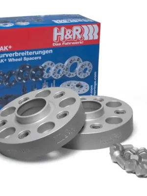 Akce H&R 2 kusy rozšiřovacích podložek typ DRA90 o šířce 45 mm pro BMW řada 1 E87 1K2, barva stříbrná