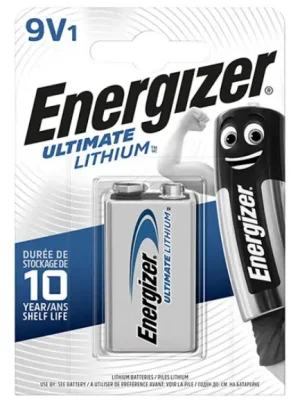 Originální Energizer Baterie Ultimate Lithium – 9V