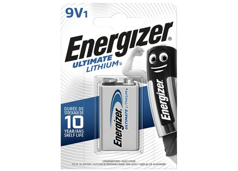 Originální Energizer Baterie Ultimate Lithium – 9V