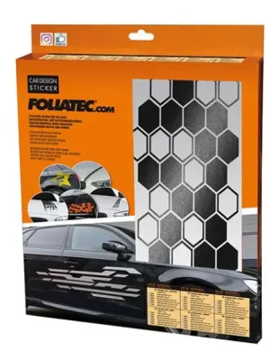 Dekorační polep FOLIATEC ''HEXAGON'', barva černá matná Nakupujte Hned