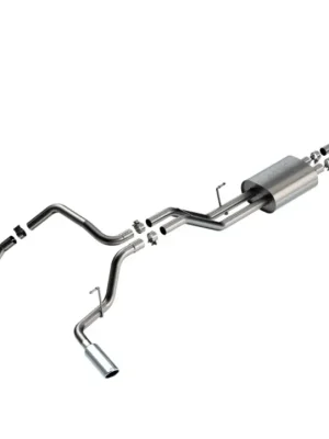 Aktuální Borla Cat-Back výfukový systém "ATAK" pro Toyota Tundra 4.6L / 5.7L V8 automat, 2WD/4WD r.v. 2009-2021, barva koncovek chromové