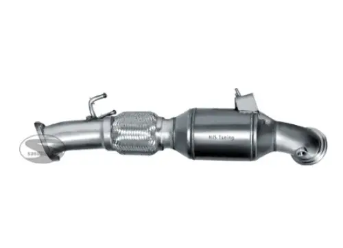 HJS downpipe 70 mm včetně katalyzátoru 200 cpsi pro Ford Focus, emisní norma Euro 6, mk3, 2.0, 184kw (R9DA) Výhodná Nabídka