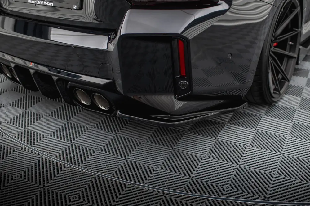 Maxton Design boční difuzory pod zadní nárazník v.5 pro BMW M2 G87, černý lesklý plast ABS Víkendová Akce