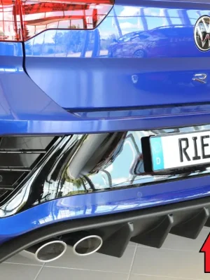 Akční Cena Rieger vložka zadního nárazníku pro Volkswagen T-Roc A1 5-dvéř., plast ABS bez povrchové úpravy