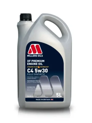 Plně syntetický motorový olej Millers Oils - XF LONGLIFE C4 5W-30, objem 5l Omezená Nabídka