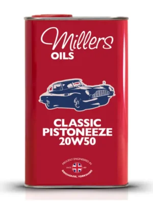 Rychlé Dodání Špičkový minerální olej Millers Oils Classic Pistoneeze 20W-50 pro auto a moto veterány, objem 1l