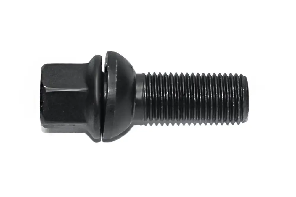 Akční Cena H&R šroub s pohyblivou kulovou desedací plochou R13 mm M14x1,5x45 mm, barva černá