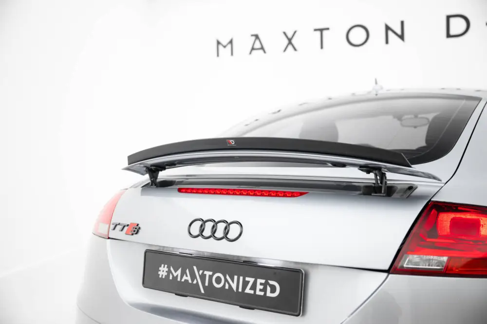 Top Prodej Maxton Design prodloužení spoileru pro Audi TT S 8J, černý lesklý plast ABS