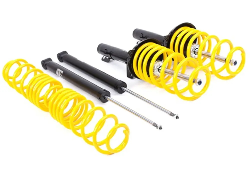 Sportovní podvozek ST Suspensions pro Volkswagen Polo Saloon Iv 9A4, 9N, 9N_ pohon předních kol, pohon předních kol se zatížením př. nápravy do 960 kg, snížení 30 mm/30 mm Sezónní Sleva