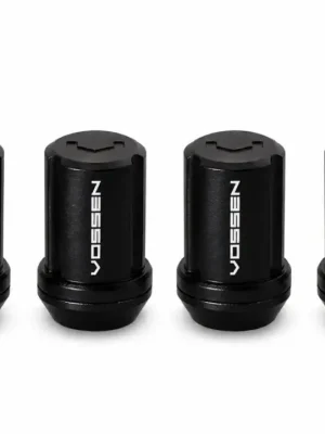 Vossen Wheels sada pojistných matic 4 ks, barva černá, stoupání závitu M14x1,5 Odeslání Ihned
