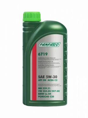 Nakupujte Hned Motorový olej Fanfaro ŠKODA 6719 5W-30, 1L