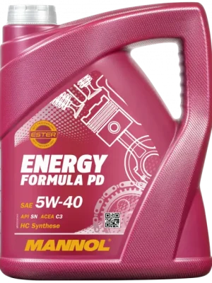Motorový olej Mannol Energy Formula PD 7913 5W-40, 5L Novinka