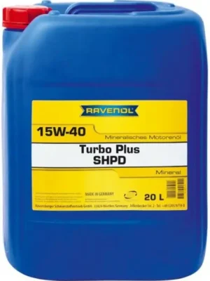 Motorový olej Ravenol Turbo Plus SHPD 15W-40, 20L Top Prodej