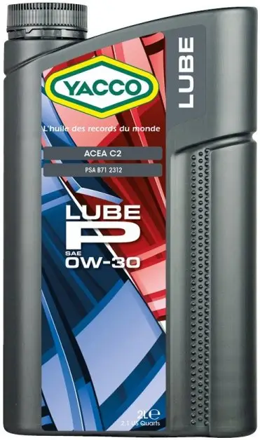 Nejlepší Volba Motorový olej Yacco Lube P 0W-30, 2L
