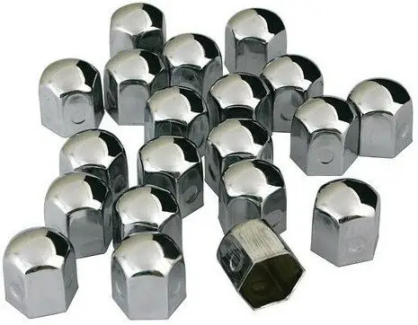 Kryty šroubů ozdobné CHROME-CAPS 17mm Vysoce Kvalitní