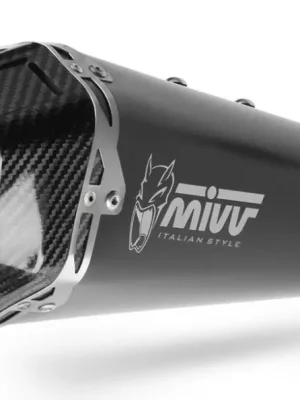 Nízká Cena Koncovka výfuku MIVV DELTA RACE K.049.LDRB Černá ocel