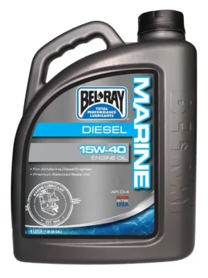 Motorový olej Bel-Ray 99761-BT4 MARINE DIESEL 15W-40 4 l Levný