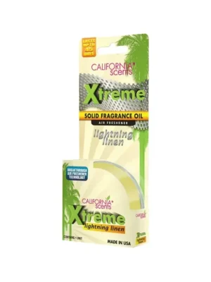 California Scents Xtreme gelový osvěžovač vzduchu - Lightning Linen 20g Nízká Cena
