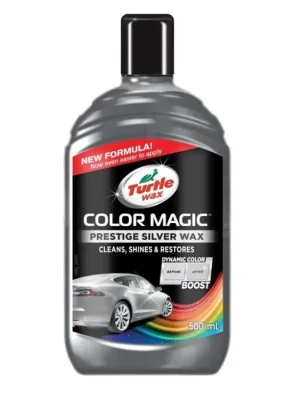 Vysoce Kvalitní Turtle Wax® Barevný vosk - stříbrný 500ml (TW-52710)