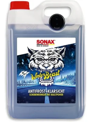 Nová Kolekce SONAX WinterBeast Zimní kapalina do ostřikovačů-20°C 5L 01355000