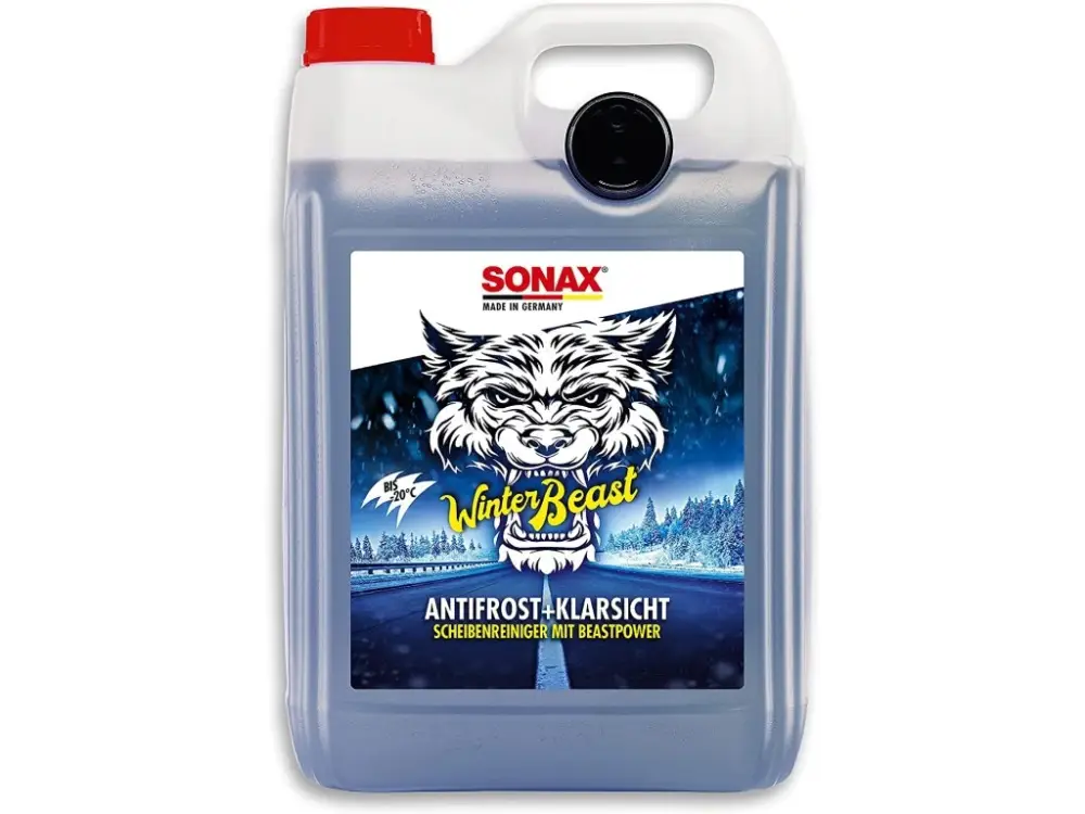 Nová Kolekce SONAX WinterBeast Zimní kapalina do ostřikovačů-20°C 5L 01355000