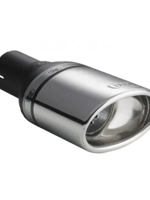 Akční Nabídka Univerzální koncovka tlumiče výfuku oválná 120×80mm délka 120mm montážní průměr 60mm