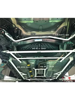 Autentický Rear Lower Bar (3849) Ultra Racing for Perodua Myvi (M800) 1.3/1.5 2WD 17+