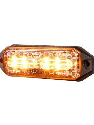 Víkendová Akce Výstražné LED světlo Purelux Strobe HD 12V 24V 98mm 15W