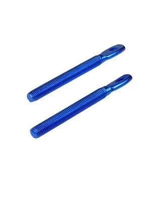 JRspec sliding bonnet pins - blue Značkový